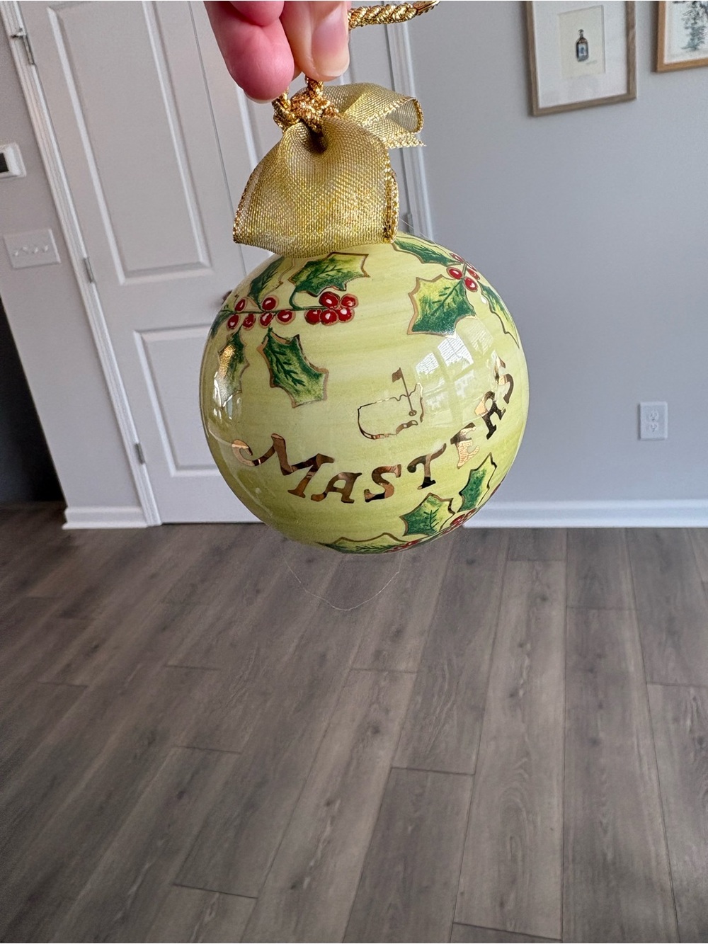 Master 2026 Ceramic Ornament